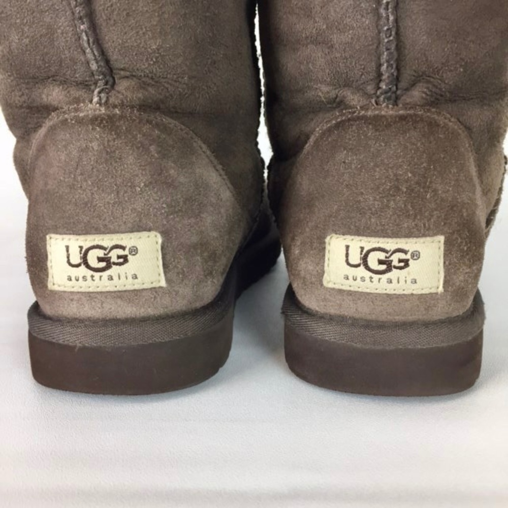 UGG Classic Tall 5815 Brown Shearling Boots 8 - Picture 5 of 14